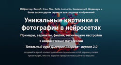 Дмитрий Зверев Тотальный курс по картинкам в нейросетях 2.0. Тариф Полная 