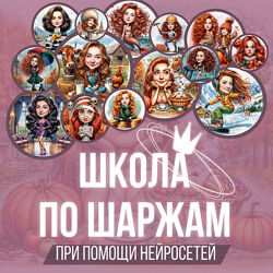 Юлия Бабушкина Elli Neuroart Школа по шаржам с помощью нейросетей 2025