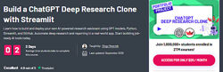 Создание клона ChatGPT Deep Research с помощью Streamlit Build a ChatGPT 
