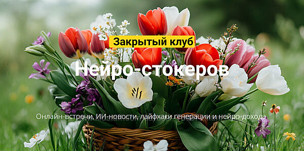 Вадим Закиров Закрытый клуб нейро-фотостокеров на Октябрь 2025