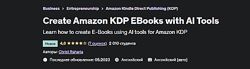 Создавайте электронные книги Amazon KDP с инструментов ИИ Udemy