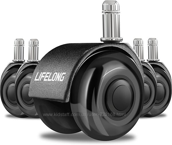 Набор двойных колес премиум класса для офисных стульев