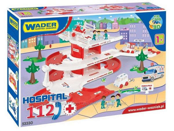 Игровой набор WADER скорая помощь Kid Cars 3D, Арт 53330