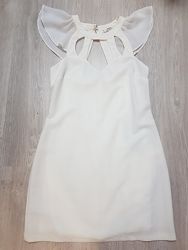 Нарядное шикарное белое платье платьице девушке S-M