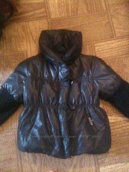 Стильная курточка черно зефирка супер цена
