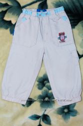 Штанишки, штаны, брюки ТМ Komulino, р. 80 см, светло-бежевые, в хорошем сос