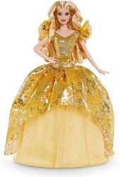 Кукла Барби коллекционная Barbie Signature 2020 Праздничная в золотом
