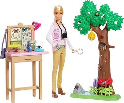 Набор кукла Барби биолог энтомолог Barbie Entomologist Doll & Playset