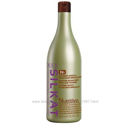 Шампунь для сухих волос BES silkat trattamento nutritivo N1