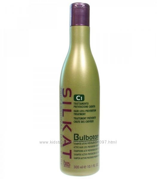 Активный шампунь для профилактики выпадения волос BES Silkat Bulboton