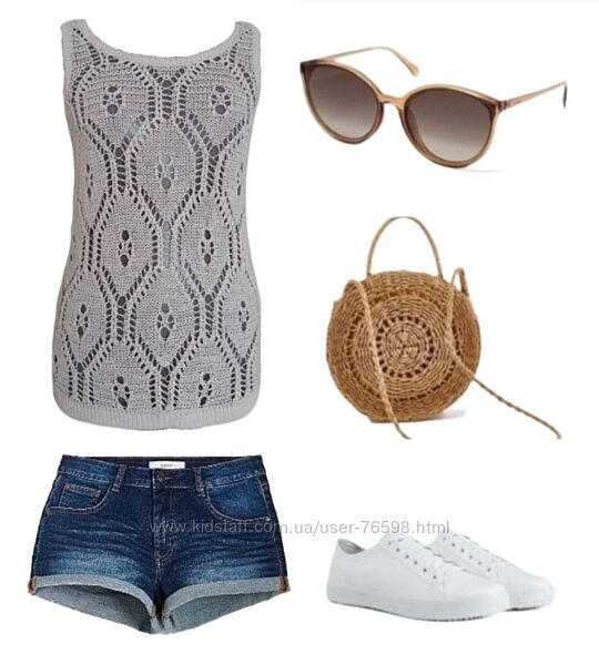 Топ вязаный трикотажный ажурный майка вязаная ажурная трикотажная кроше