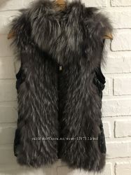 Жилет из чернобурки