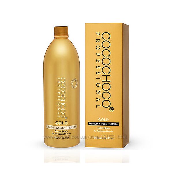 Кератин для выпрямления волос Cocochoco Gold 1000мл