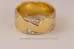 Золотое кольцо 750 с бриллиантом 0, 5 карат