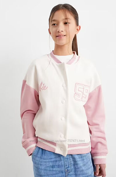 152/12л. Куртка бомбер Barbie для девочки от C&A.