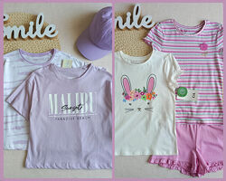 Футболки наборами для дівчинки. Розм.134-140
