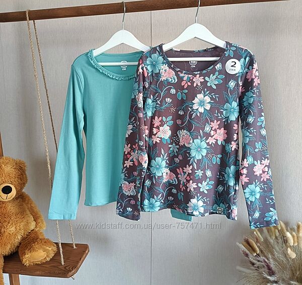 Реглани, лонгсліви для дівчинки Cool Club набором. Розм.134