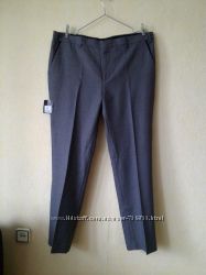 Новые с биркой серые мужские брюки Tailor & Wright slim fit размер 38 R