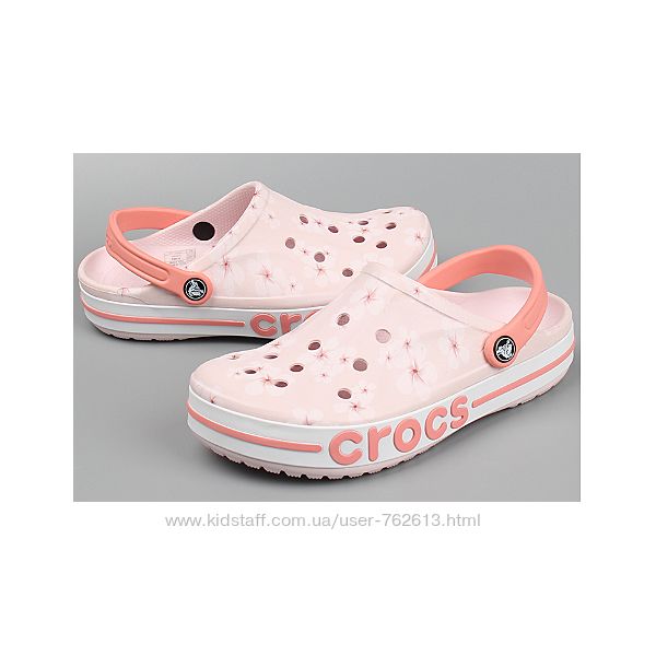 Кроксы Crocs BAYABAND Clog, розовые