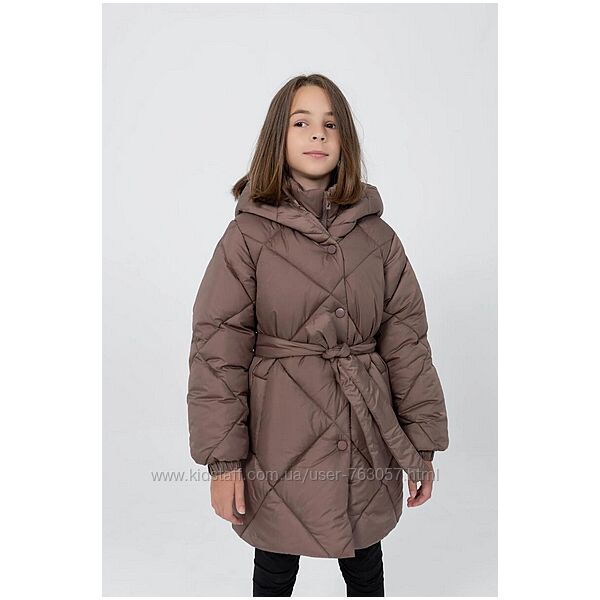 Куртка зимова для дівчинки 128-158см