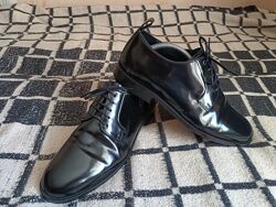Туфлі The Kooples Derbys Smooth Leather Lace Up Shoes