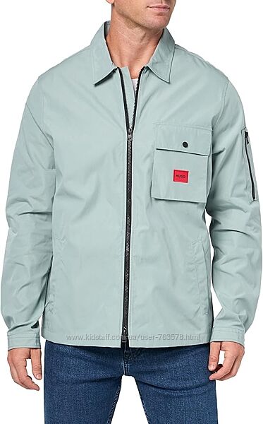 Вітровка Hugo Cotton Mix Canvas Zip Up Overshirt
