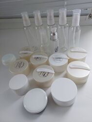 Флакончики и баночки 18 штпод крема, умывалки и др