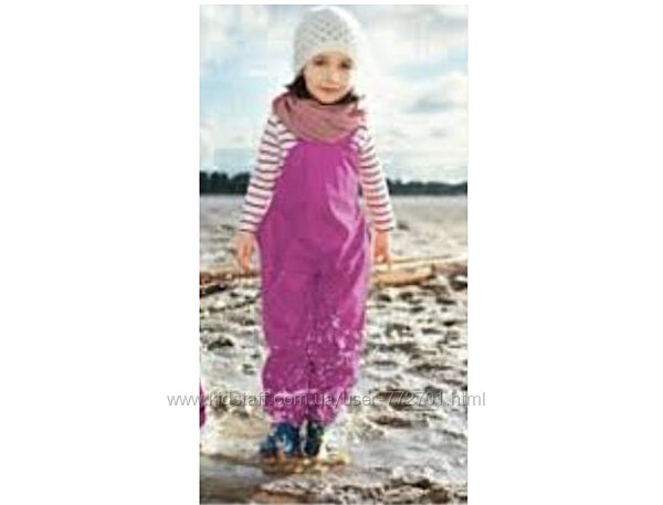 Грязепруф. Водонепроницаемый полукомбинезон, брюки дождь, Kids. 86 сост. но