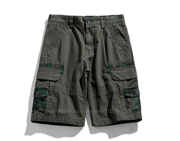 Стильные, качественные шорты карго цвета хаки, Fashion shorts. W36
