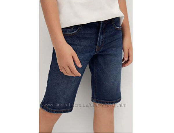 Джинсовые стрейч шорты бермуды, джоггеры, Primark. 158 12-13 лет