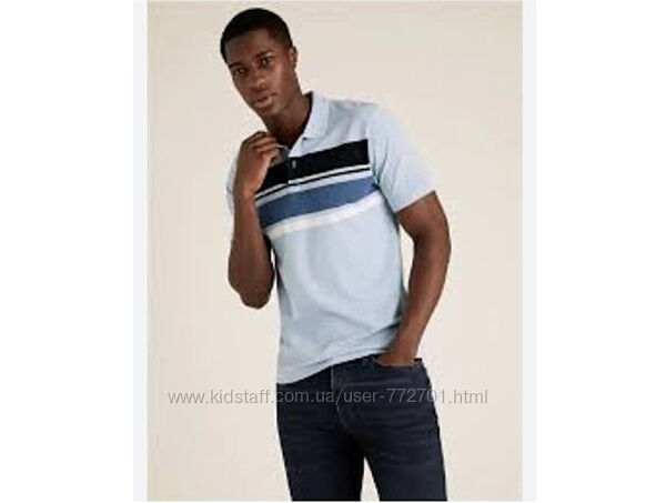 Модная футболка поло Regular Fit Marks & Spancer. XL