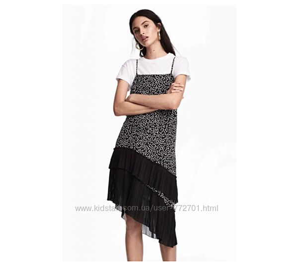 Модный летний ассиметричный сарафан, платье H&M. 34 евро