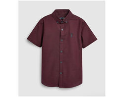 Стильная оксфордская, стрейч рубашка шведка,  NEXT original brand. Рост 146