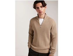 Стильный свитер кофта, с воротником стойкой, на молнии, Jack & Jones. М