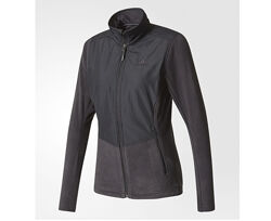 Теплая куртка кофта из поларфлиса, на молнии, Windfleece Adidas. 36 евро