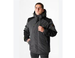 Зимняя лыжная, теплая термо куртка, цвета хаки, мембрана,  Snow Akasaka. 