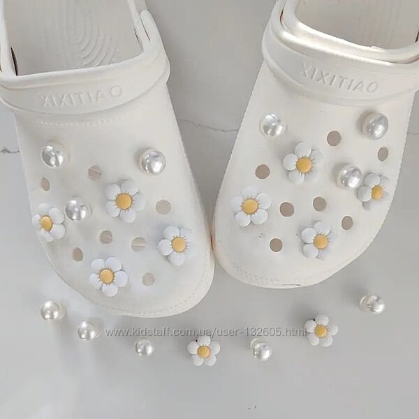 Підвіски Crocs Jibbitz, джибітс, прикраса для взуття крокс