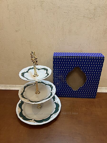 Етажерка Гірка 3 яруси Старорольський Фарфор MZ , Чехія