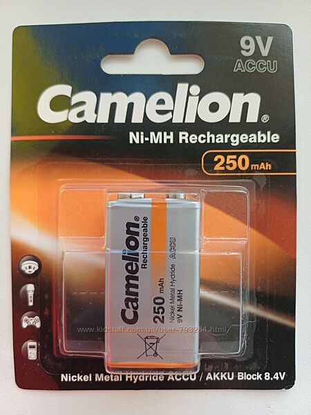 Акумулятор Camelion Крона