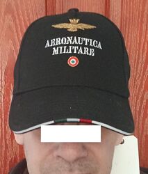 Бейсболка кепка черная Aeronautica Militare оригинал новая