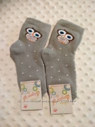 Детские махровые зимние носочки