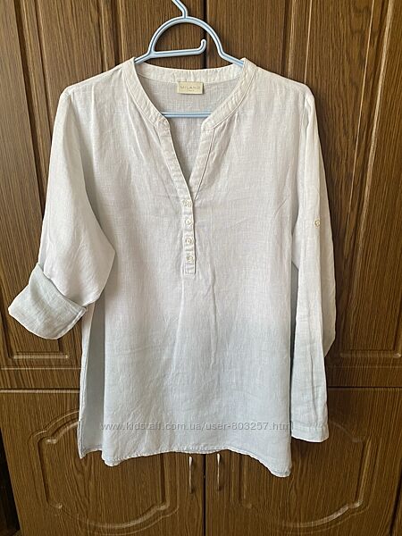 Блуза вільного крою, льон 