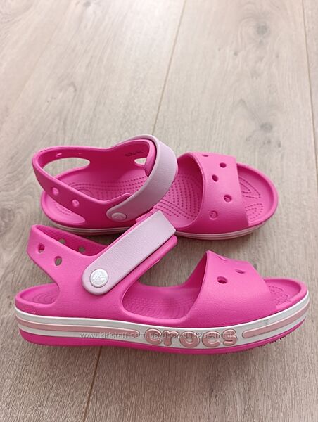 Оригінальні босоніжки Crocs J 2 наш 32-33 р крокси крокы босоножки