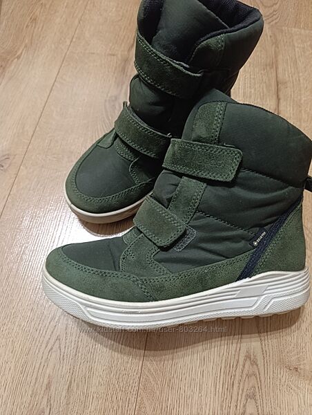 Зимові чобітки Ecco 35 р 22.5 см зимние ботинки сапоги сапожки экко