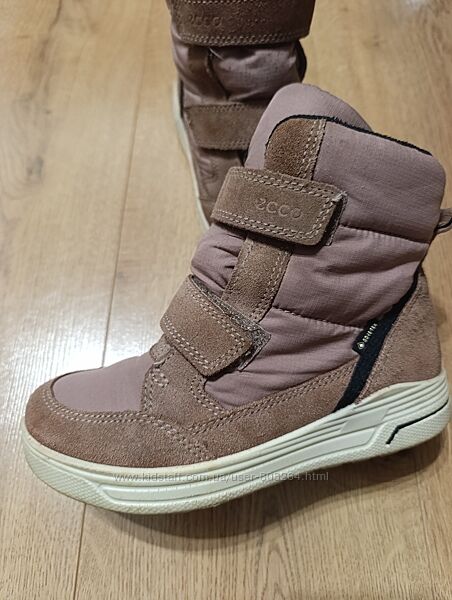 Оригінальні зимові термочобітки Ecco Gore tex 32 р 21 см