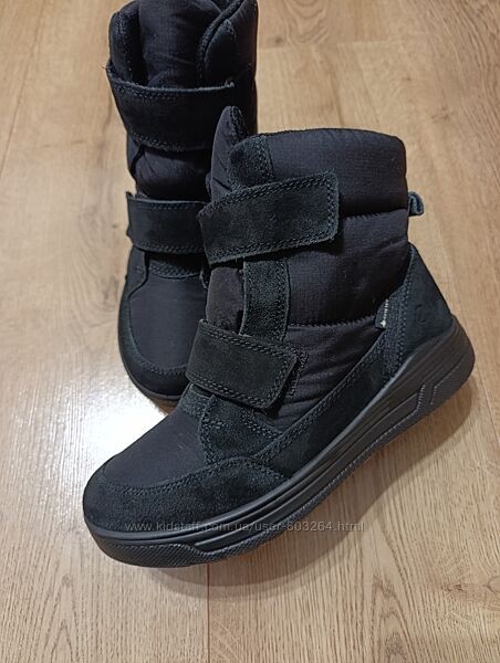 Зимові чобітки Ecco 36 р 23 см зимние ботинки сапоги сапожки экко