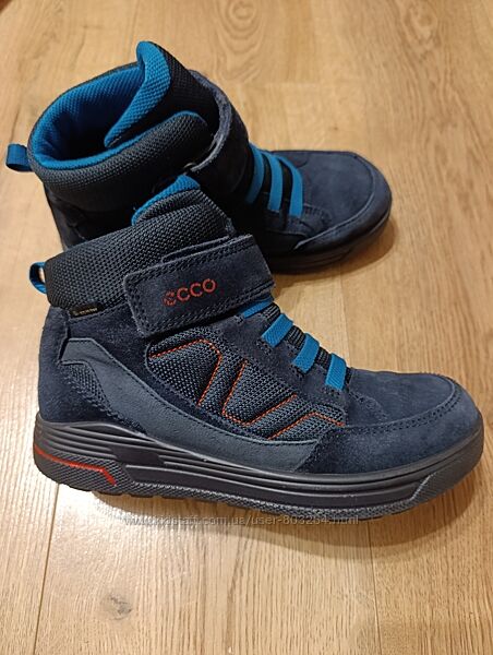 Зимові чобітки Ecco 36 р 23 см зимние ботинки сапоги сапожки экко