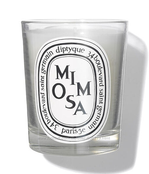 Ароматична свічка Diptyque Mimosa Candle , 70 гр