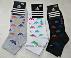 Женские спортивные носки Adidas стрейч Турция р. 36-40