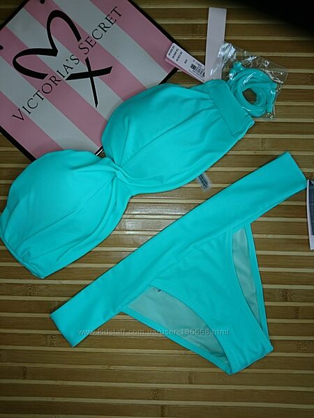 Купальник бандо twist плавки на выбор оригинал victorias secret